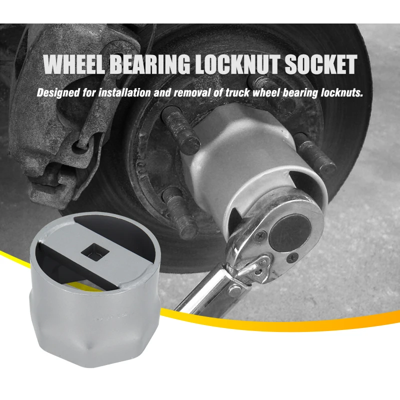 4-3/8 Inch 8-Point Rounded Wheel Bearing Locknut Socket