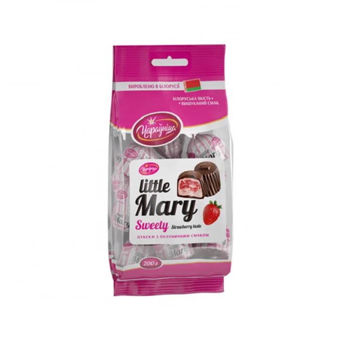 Factories candy chocolates strawberry with peanut packaging box