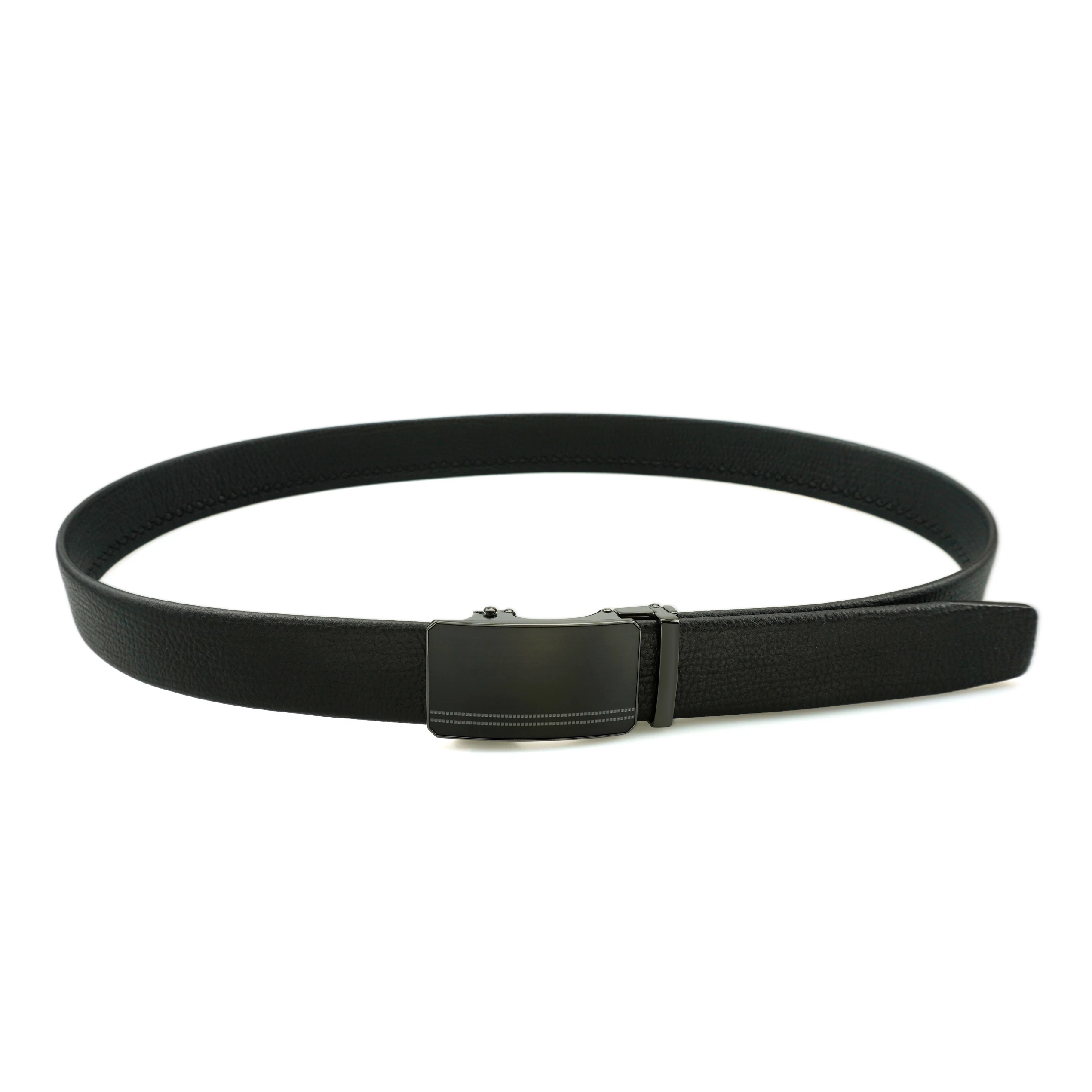 Manufacturer Customized High Quality Genuine Leather Cow Hide Designer Belts Men With Automatic Buckle