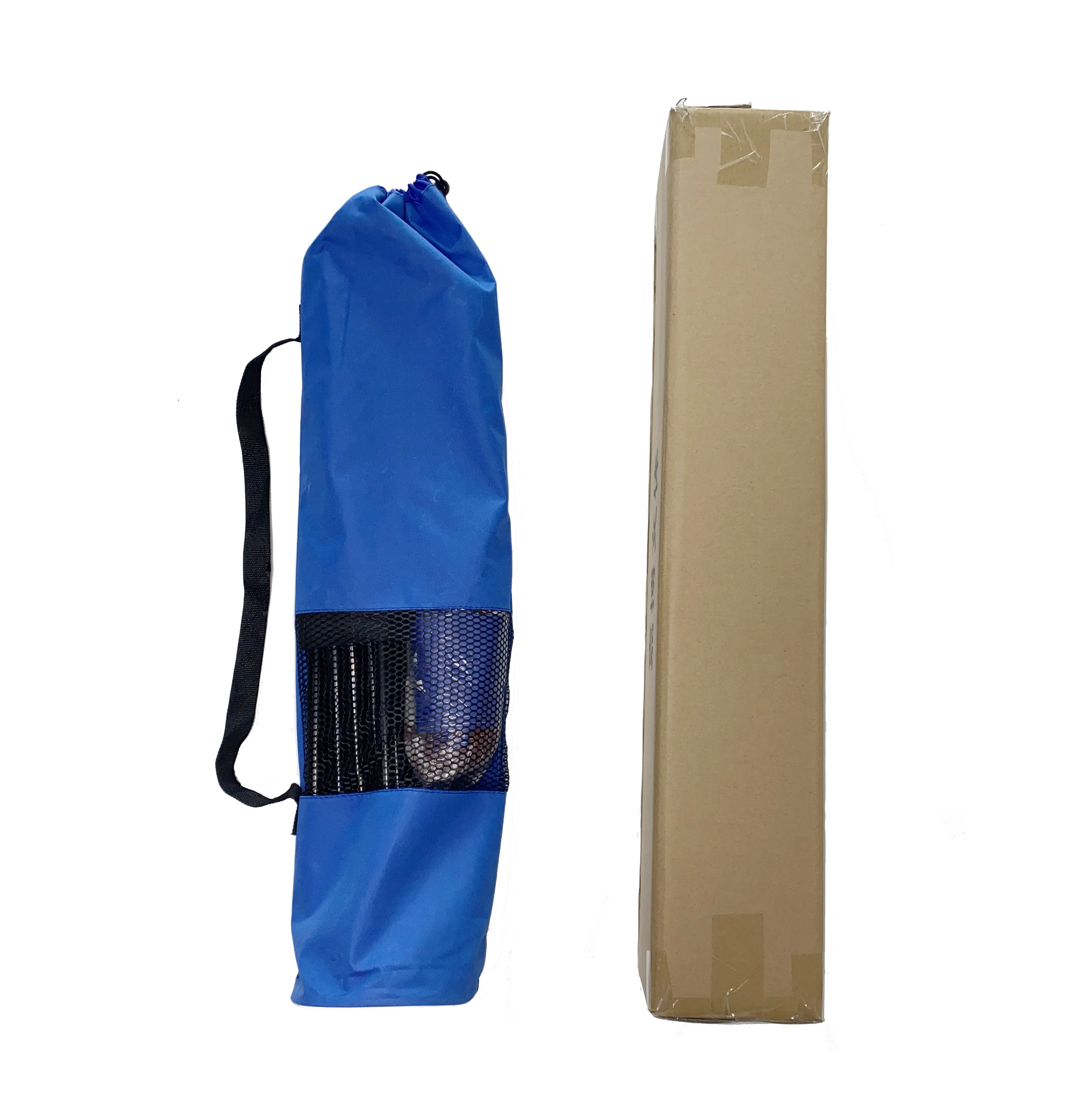 Adjustable Steel Tube Tennis Net Rack Badminton Net Rack Set Portable Outdoor and Indoor Sports Training Equipment