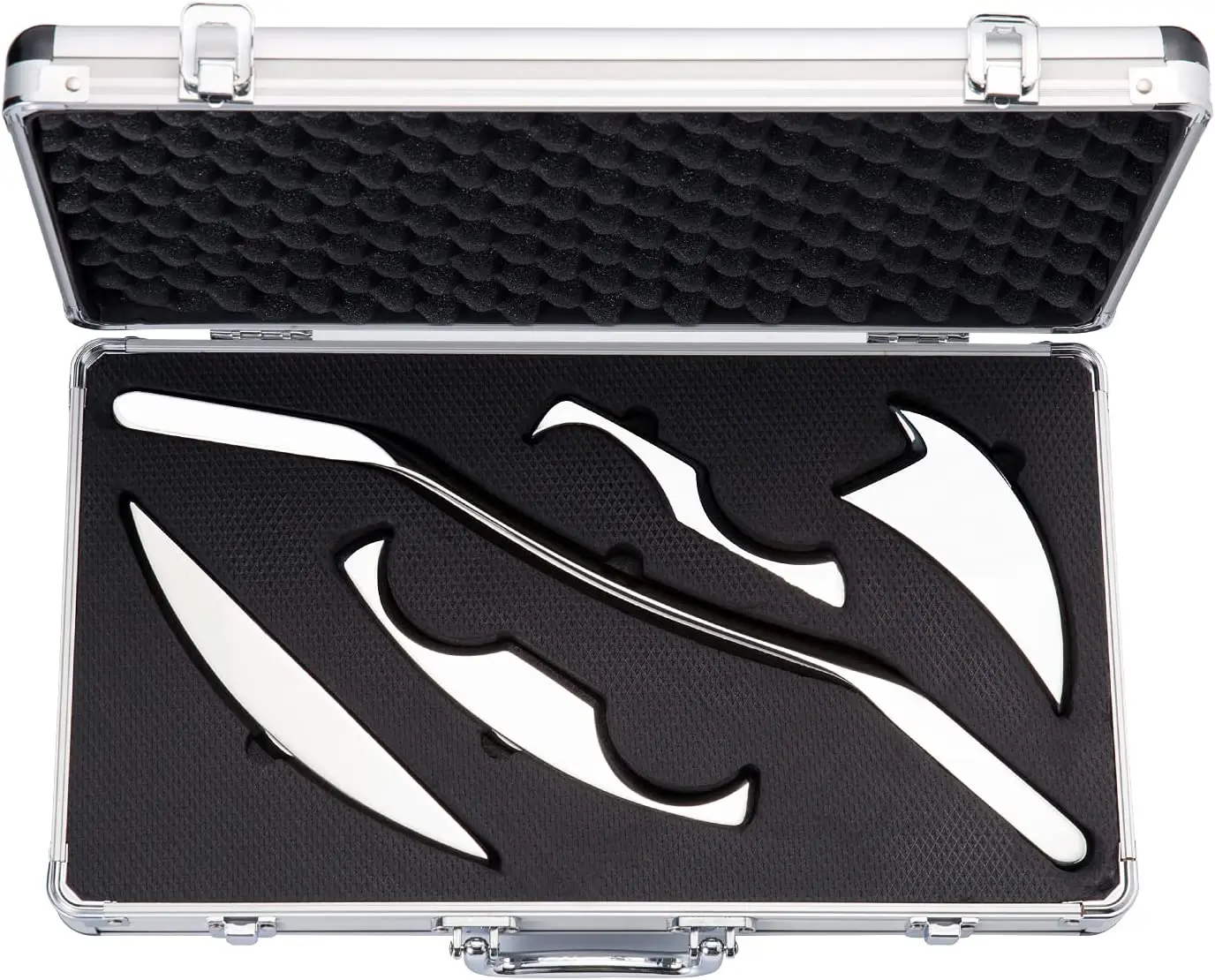 Stainless steel gua sha plate myofascial knife Five-piece tool Soft Tissue Assisted Release Massager (IASTM) set