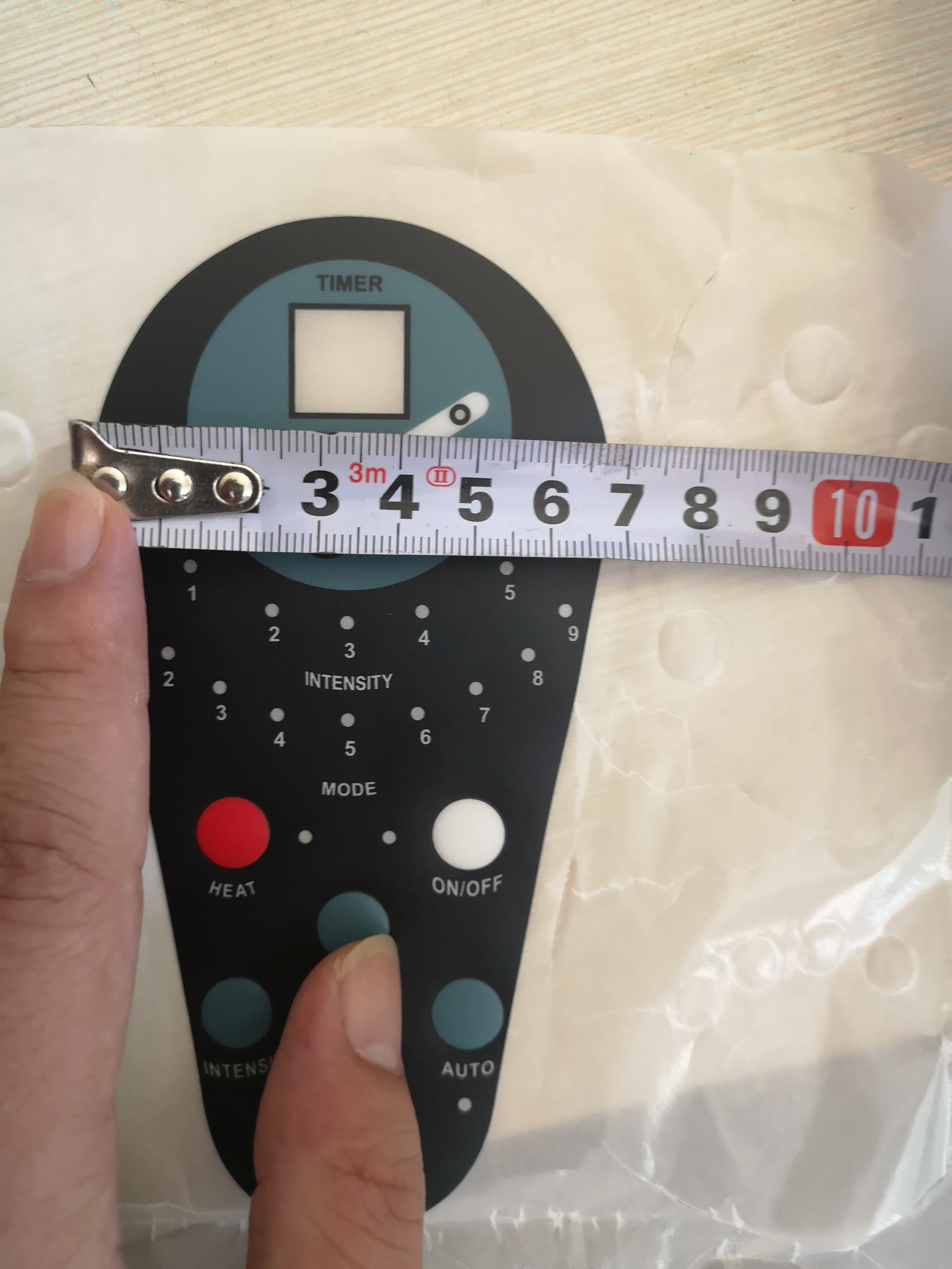 8 motors electric massager cooling fan & heating pads internal usage with manual controller massager parts