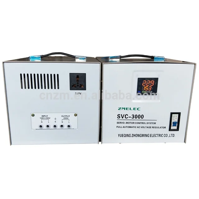 TND High Accuracy Full-Auto AC Voltage Regulator (TND-3000VA/SVC-3000VA)