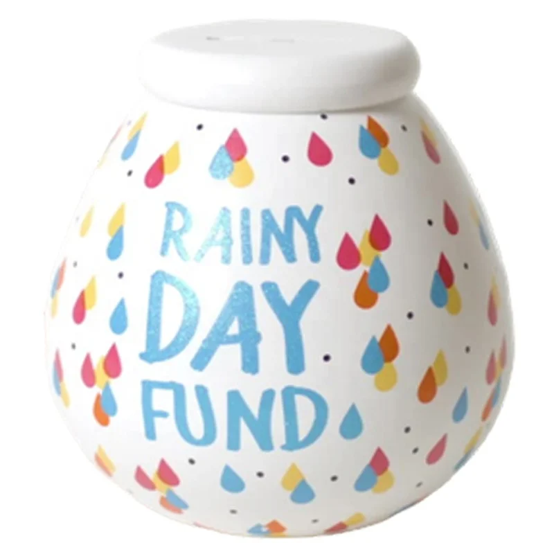 Wholesale ceramic honeymoon fund piggy bank dream dots money saving pot custom shaped money coin box