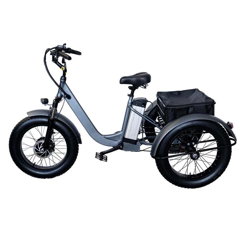 Factory Price High Speed Trike Fat Tire Motorcycle Bike Adults 500w Electric Tricycles 3 Wheel Electric Bicycle 48V Red 1000w