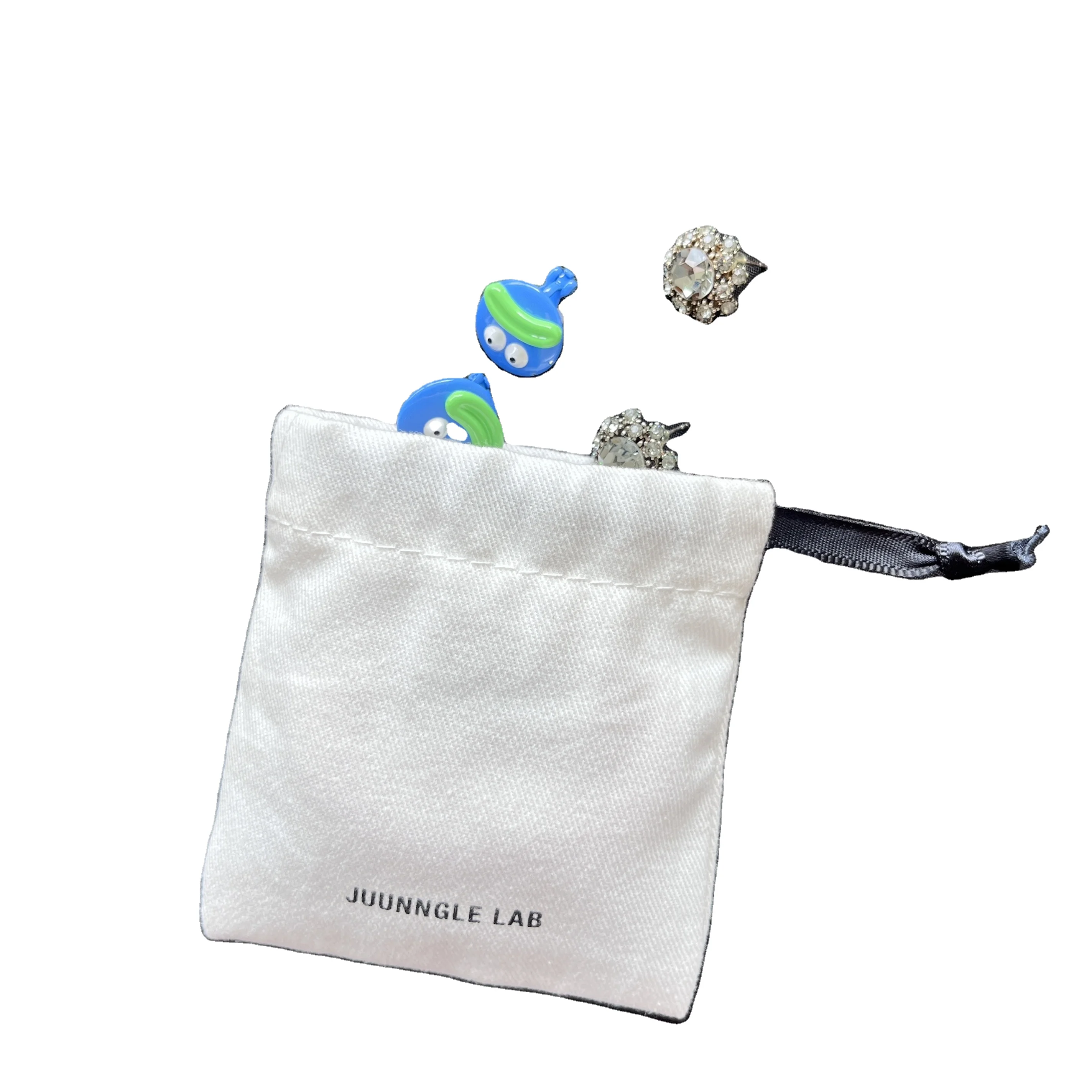 High quality 100 cotton drawstring drawstring bag of cotton bag for jewelry bracelet, jewelry for cotton cloth bag