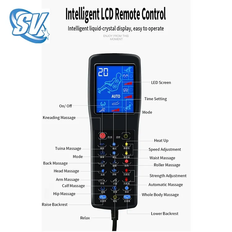 Comfortable new design  best selling deluxe full body china luxury massage chair