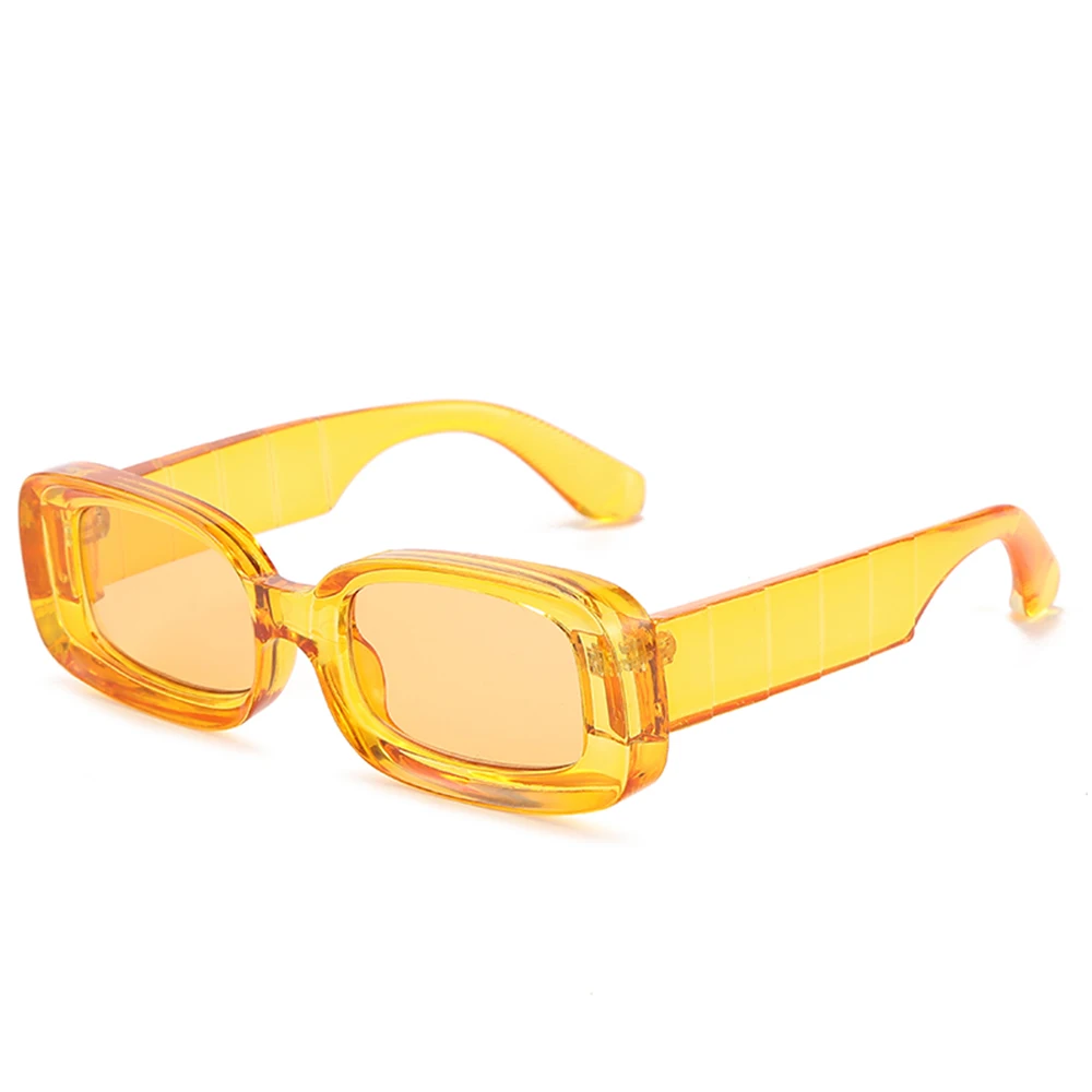 Sunglasses 2022 Stylish Custom Shades Small Rectangular Hot Selling Branded New Sun Glasses Candy Color Manufacturer