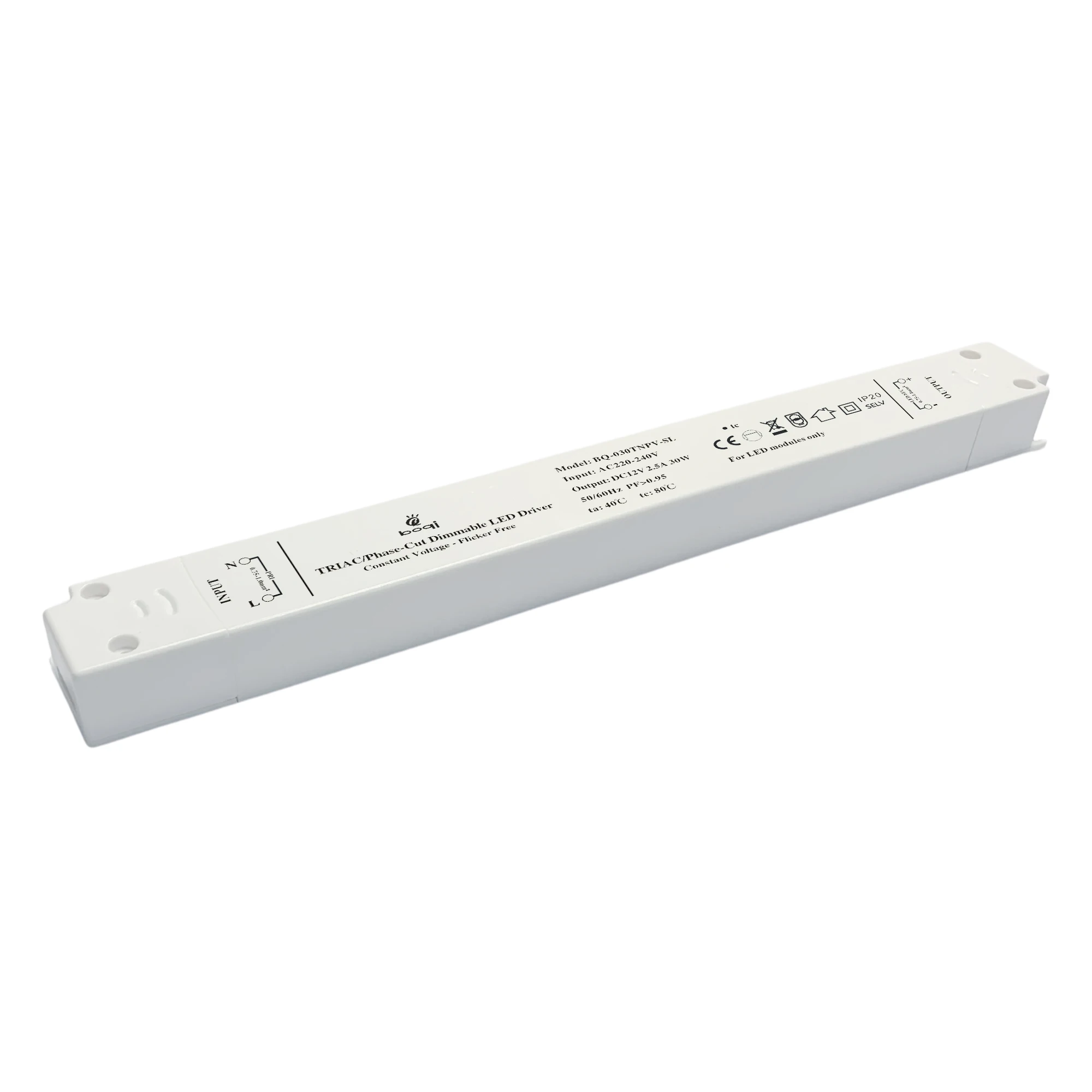 CE RoHS TRIAC And Phase Cut Dimmable LED Driver 7W 9W 12W 15W 20W 30W 40W 50W DIP Set 750mA to 1500mA Constant Current