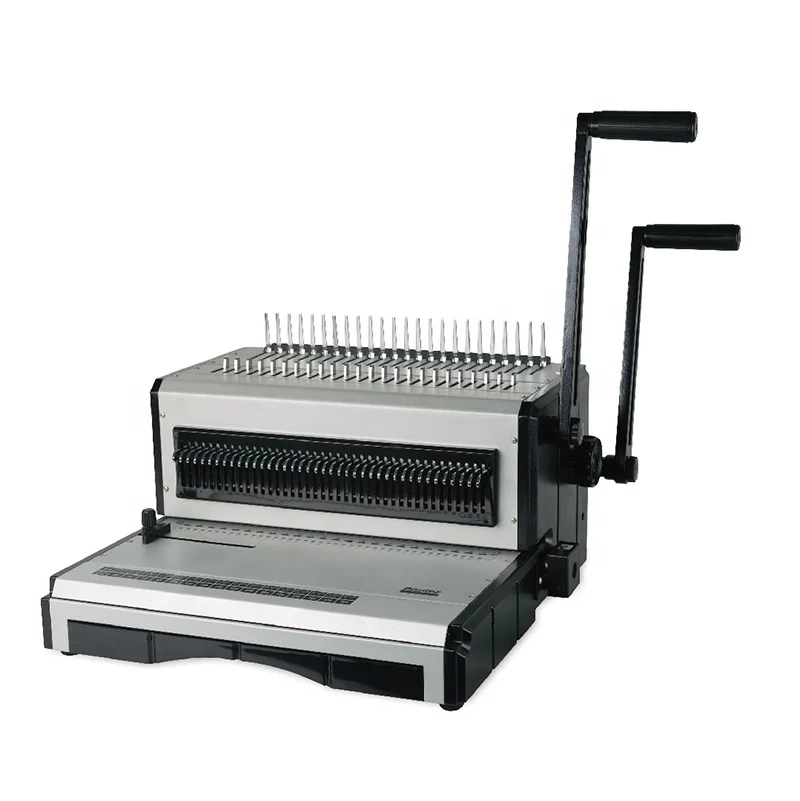 ST2960 multifunction binding machine for plastic ring binding strips and wire ring binder machine price