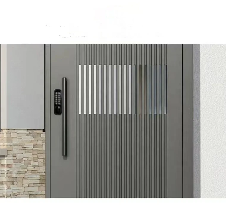 Decorative Aluminium Industrial Metal Driveway Gate, Nice Looking Swing Gate Aluminum, Easy Aluminum Gates