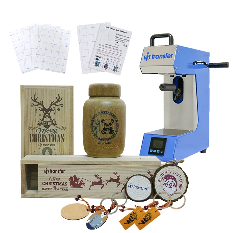 Laser Printing Roller Automatic Transfer Machine Cup Printing Heat Press Machine for Pen for Plastic Hot Product 2019 Manual