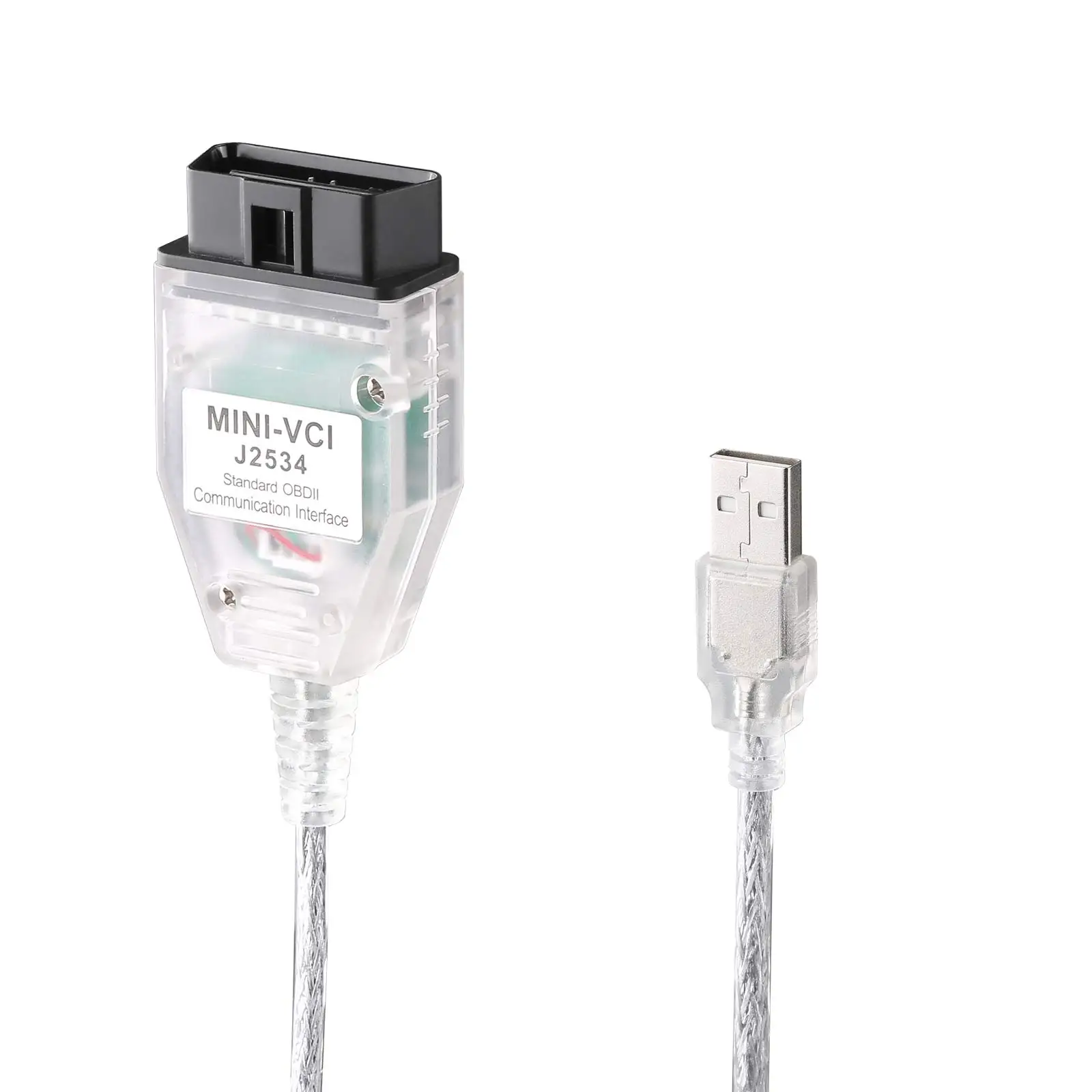 MINI VCI J2534 Cable Supports Techstream Diagnostic Software with FTDI FT232RL Chip