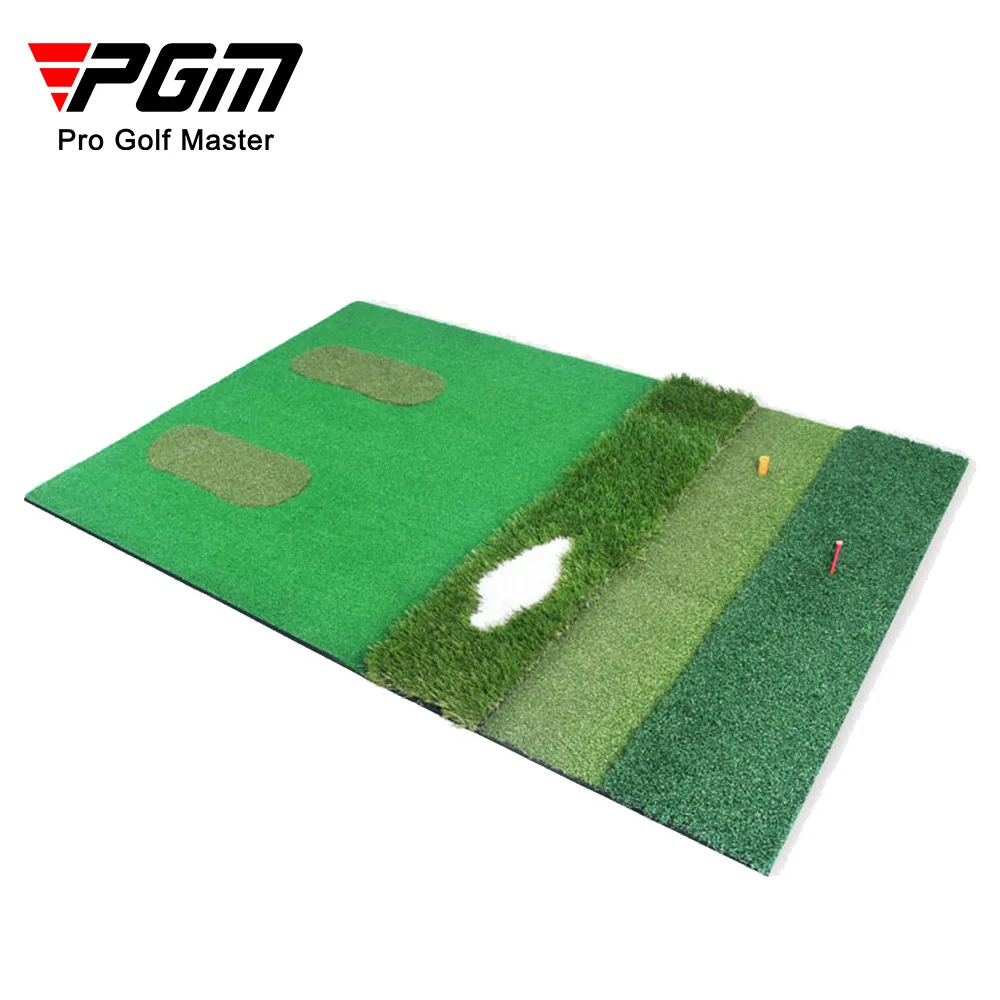 PGM DJD010 4 in 1 golf hitting driving mat range multi practice golf mat