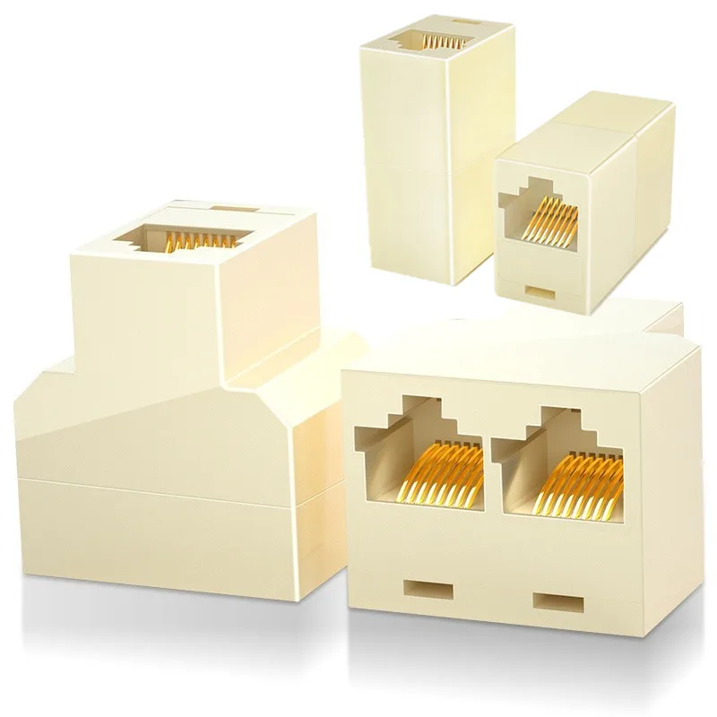 Лидер продаж сетевой переходник RJ45 Женский удлинитель LAN