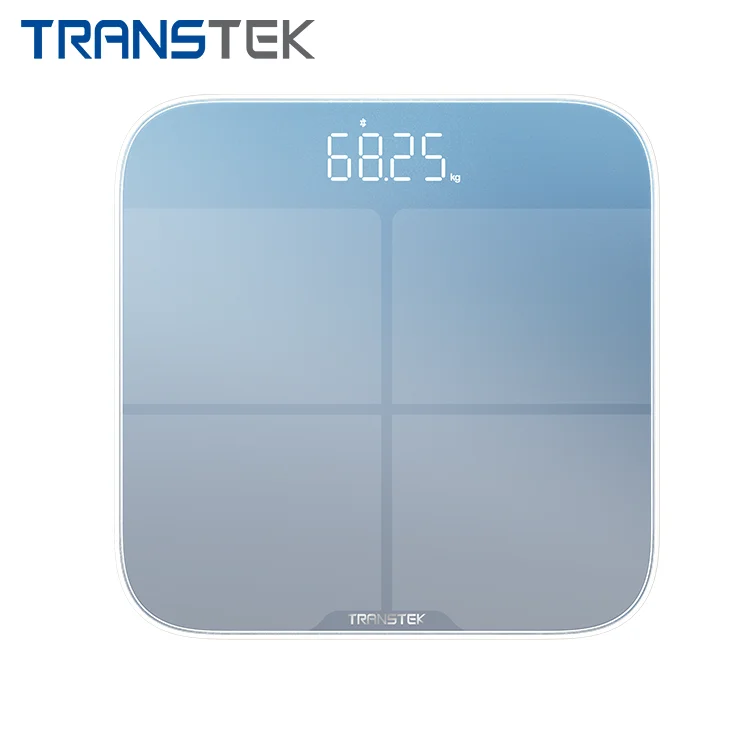 Анализатор состава тела TRANSTEK закаленное стекло светодиодные электронные беспроводные умные цифровые весы для взвешивания