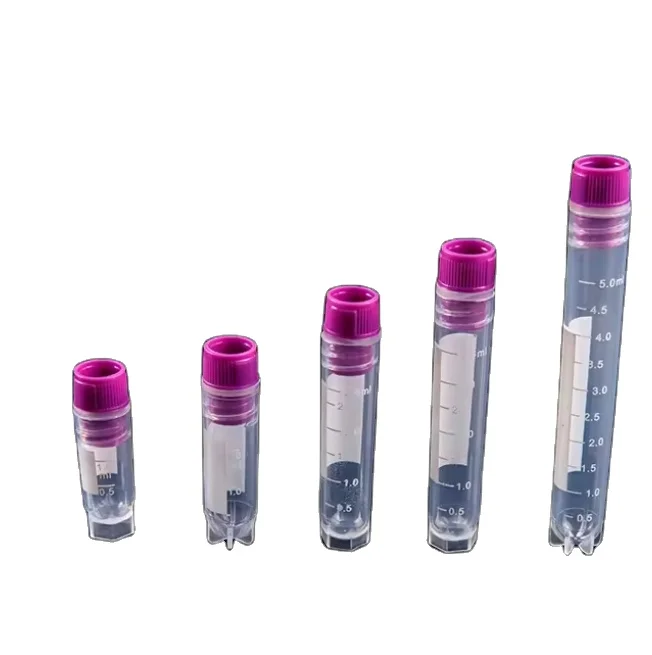 Good Quality Internal Thread Cryo Tube Disposable PP Cryo Tube 5ml For Lab Use Cryo Vials