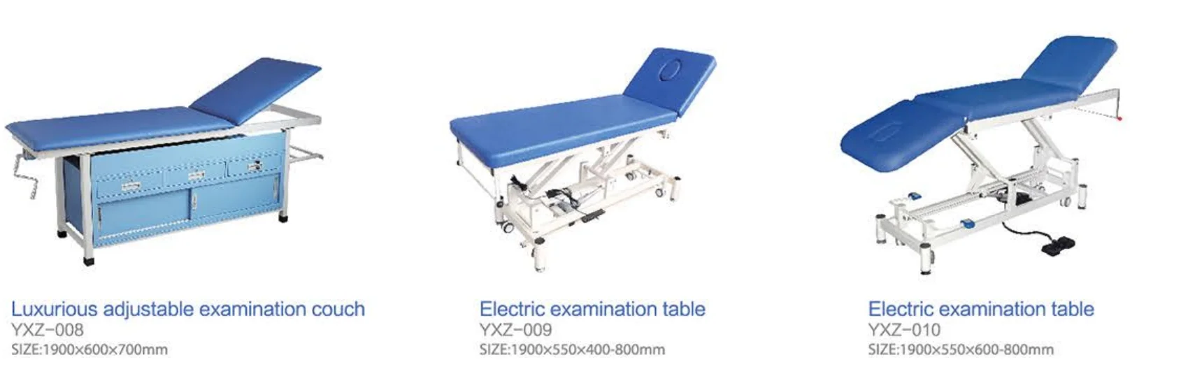 Medical Hospital Stainless Steel electric examination couch foldable patient electric examination table price for clinic
