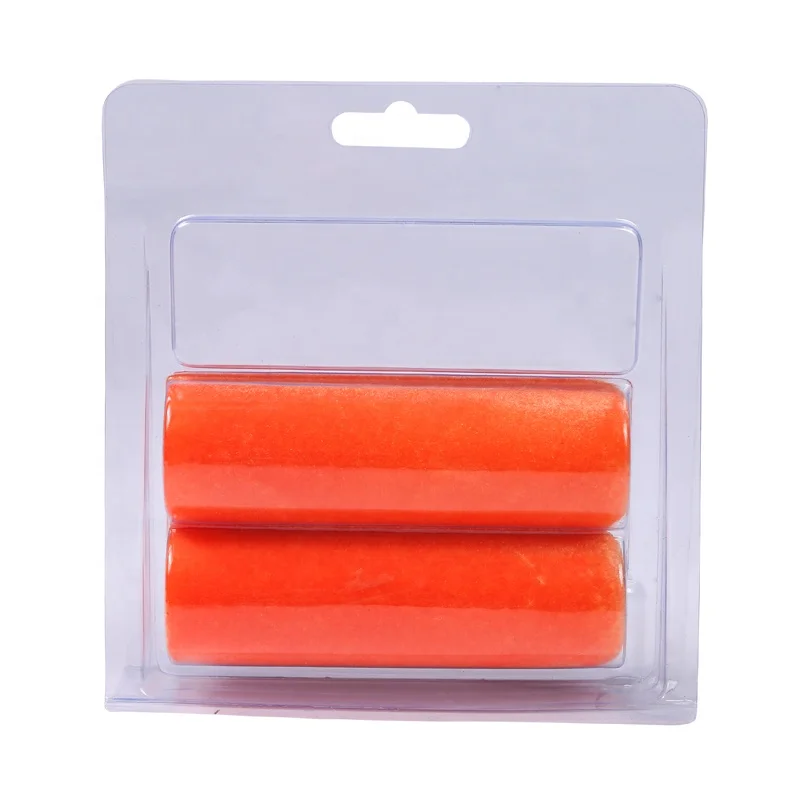 High Quality Orange Flock Foam Paint Roller Cover