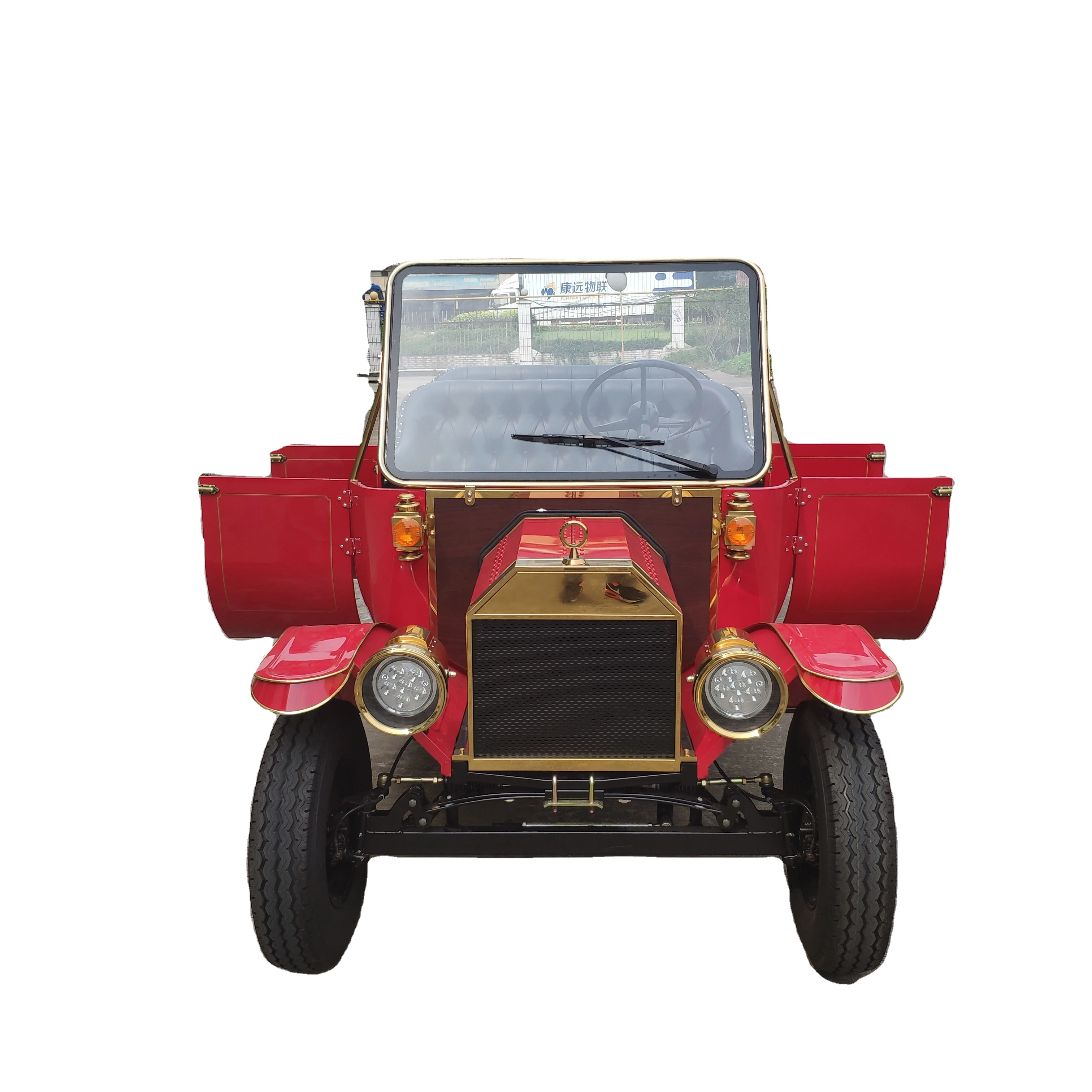 Manufacturer battery operated CE approved electric sightseeing bus vintage classic car golf cart