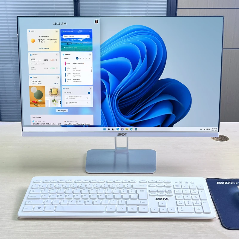 OEM/ODM оптовая продажа 19 22 24 27 32-дюймовый компьютер настраиваемый i3i5i7i9 конфигурация настольный ПК все в одном