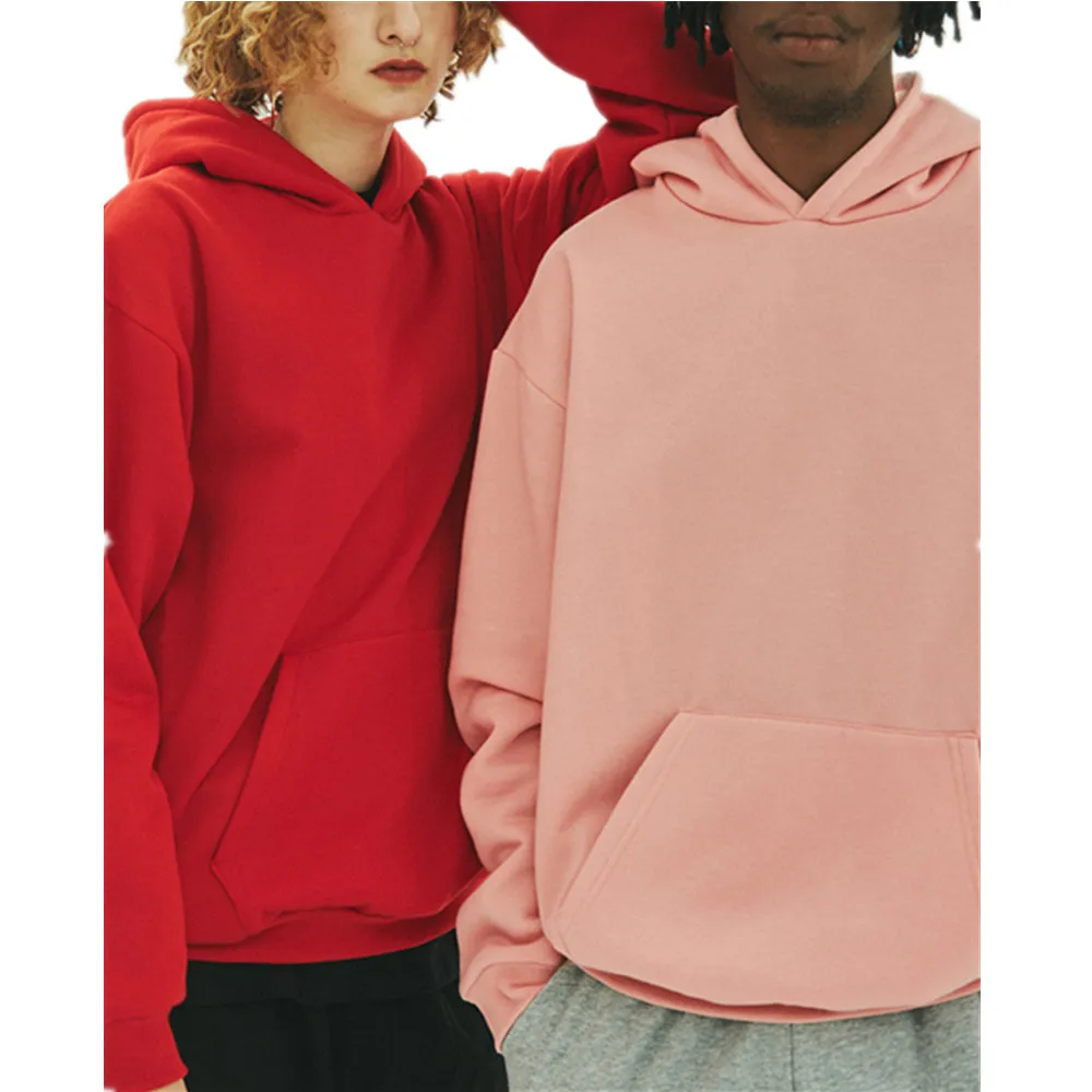 Пользовательская мужсая балахон Печать Свободные флисовые Уличная пуловер мужские толстовки и свитеры