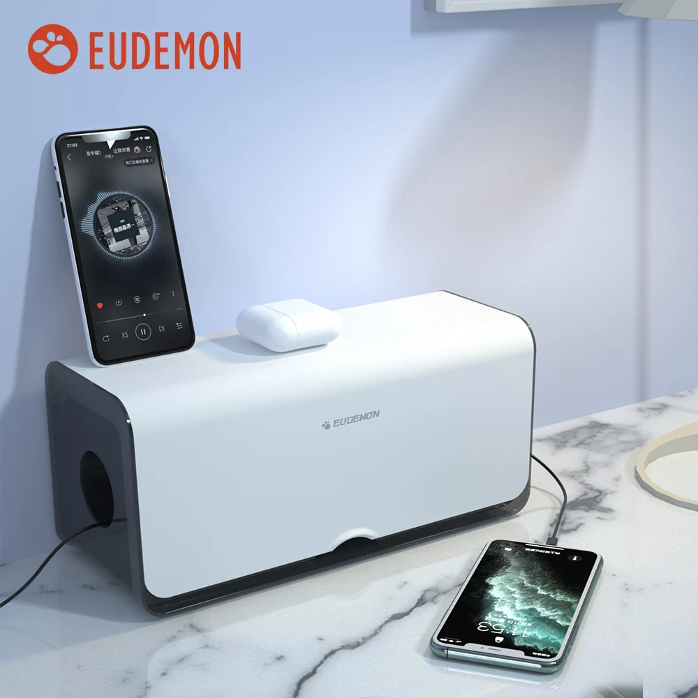 Desktop Baby Proofing Socket Storage Box Cable Organizer for Child Safety