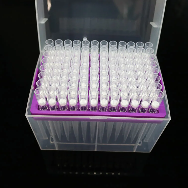 10UL-1250ul Racked Lab Filter sterilized pipette tips