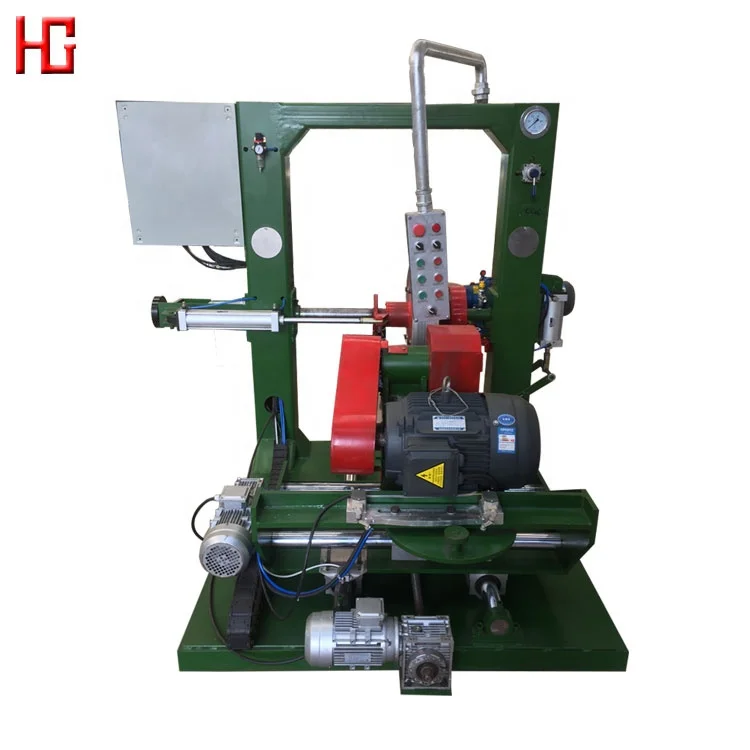 Tyre retreading machines rubber grinder tire retread buffing machine forklift solid tire rubber strip polishing