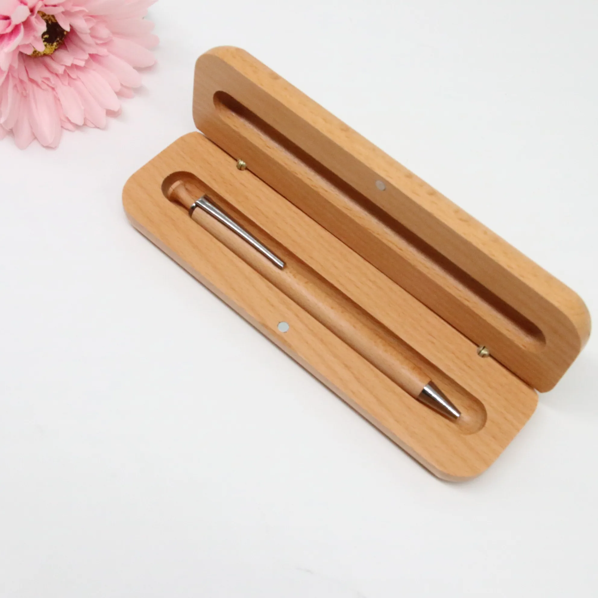bamboo pen set 	 eco custom pens  wooden pen with wooden box