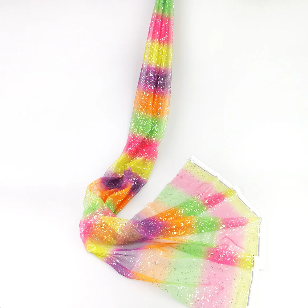 100% polyester 2023 new ombre printed color fabric