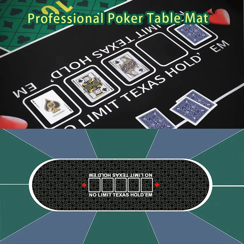 180*90cm Popular Rubber Gambling Poker Table Mat Casino Table Cloth Texas Holden Poker Table Mat For Sale