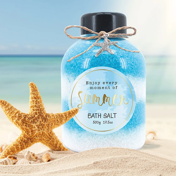Summer Soak Sea Set Relax Wholesale Bottle Natural Organic marine Bath Salt