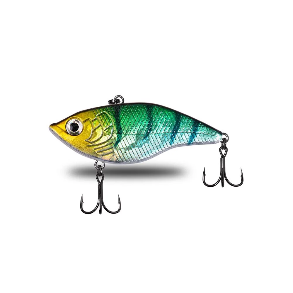 WHL022  Metal VIB Lure Spoon Fishing Baits 14g 5cm Wobblers Spinner Hard Bait Swimbait Tackle VIB Fishing Lure