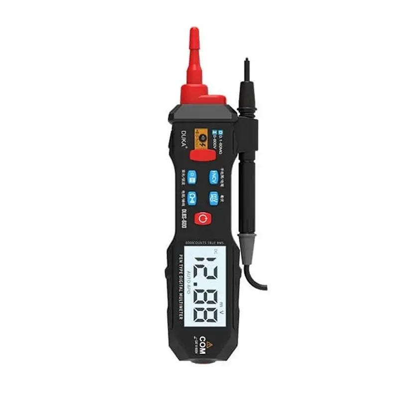 DUKA DLBS-600 LCD Digital Multimeter Pen Sound Light Screen Alarm Non-contact Detection Tester Meter High Precision Multimeter