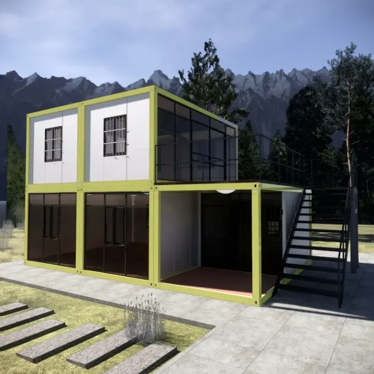 Prefabricated Steel Sunroom Container House Container Office Sun Villa Room