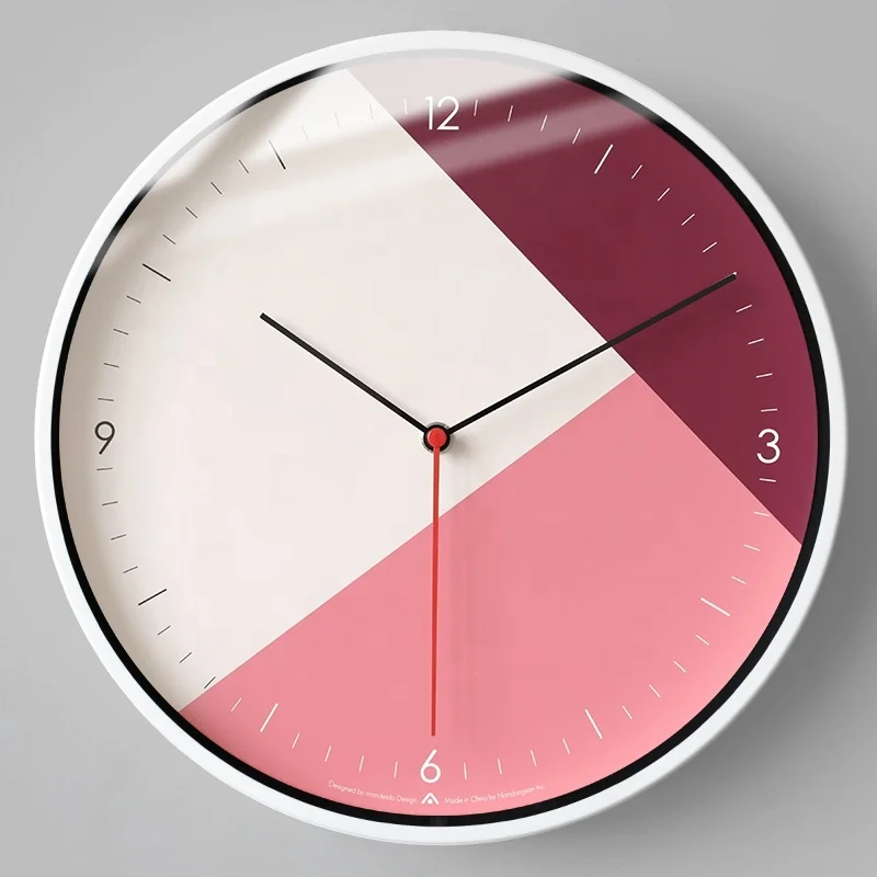 Customized Cheap Promotional Quartz Reloj De Pared Plastic Wall Clock Wholesale