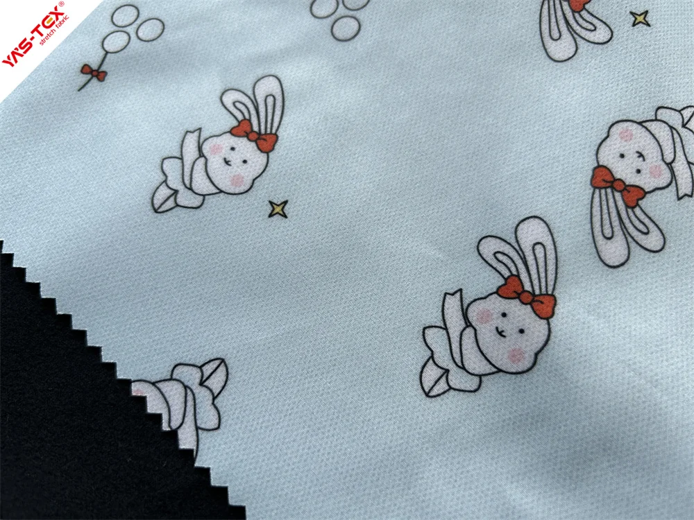 Customizable Printed 50D Plain  fabric bonded TPU and 50D Brushed Knitted fabric 3 layers waterproof fabrics for clothing