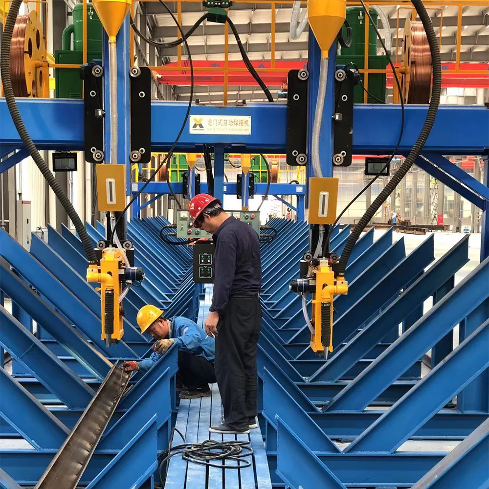 Automatic Gantry Type H Beam Submerged Arc Welding Machine Equipment For Steel Structure