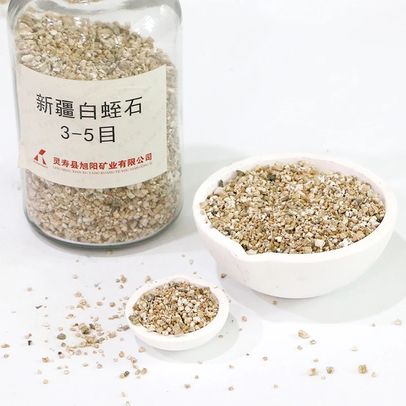 China Cheap Biggest Supplier Raw Vermiculite Price Per Bulk Unexpanded Vermiculite Roof Insulation