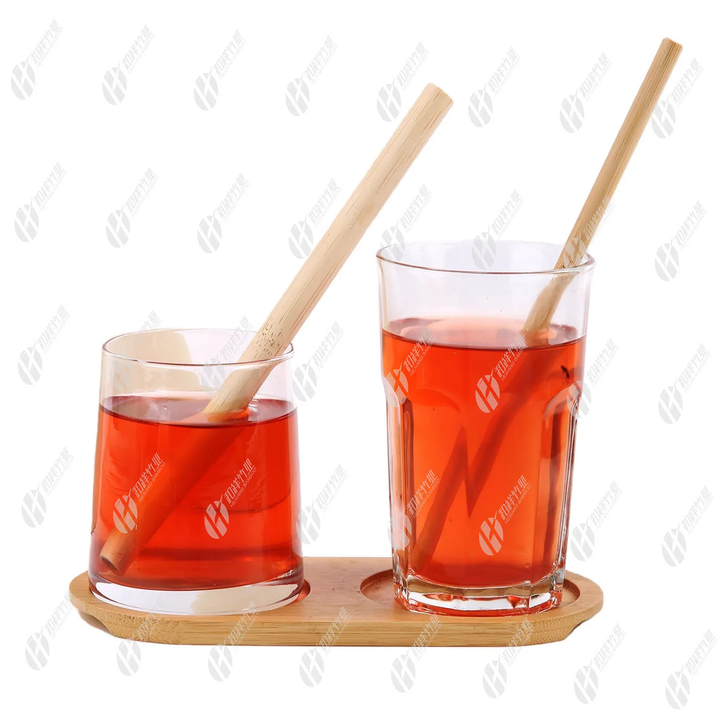 Reusable straw Amazon Hot Selling Bamboo Straws custom logo and package
