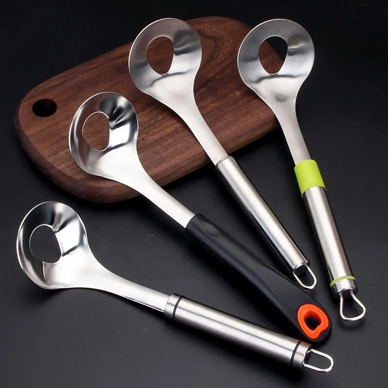 wholesale high-end quality stainless steel kitchenware tools domestic meatball model spoon food ball forming cooking ladle