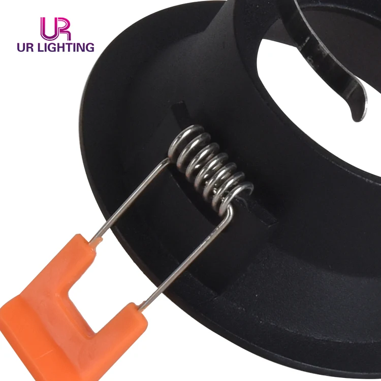 Китайский завод гостиной алюминий черный белый простота Gu10 домашний декор светодио дный точечный светильник лампа