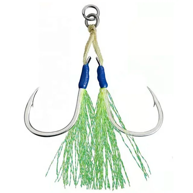 High Quality1/02/03/0 5/0 6/0  Assist  Line Ocean Boat Manufacture Tuna Fishing Octopus Hook