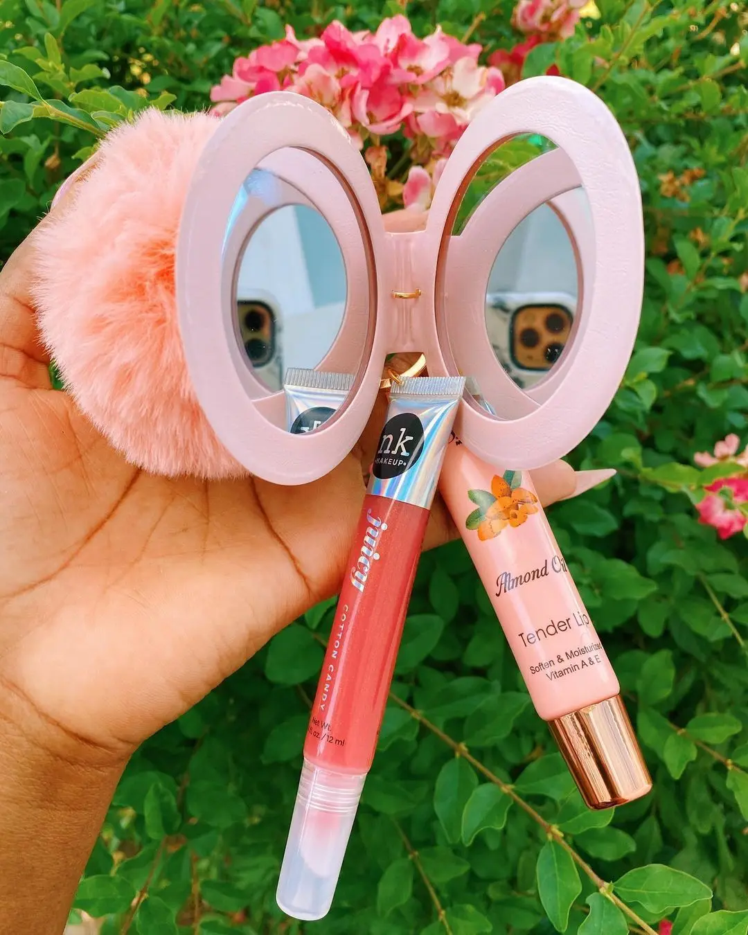  Lipgloss Base Private Label Clear Custom Key Chain Vegan Glitter Wholesale Natural Shimmer Pompoms Fruit Lip