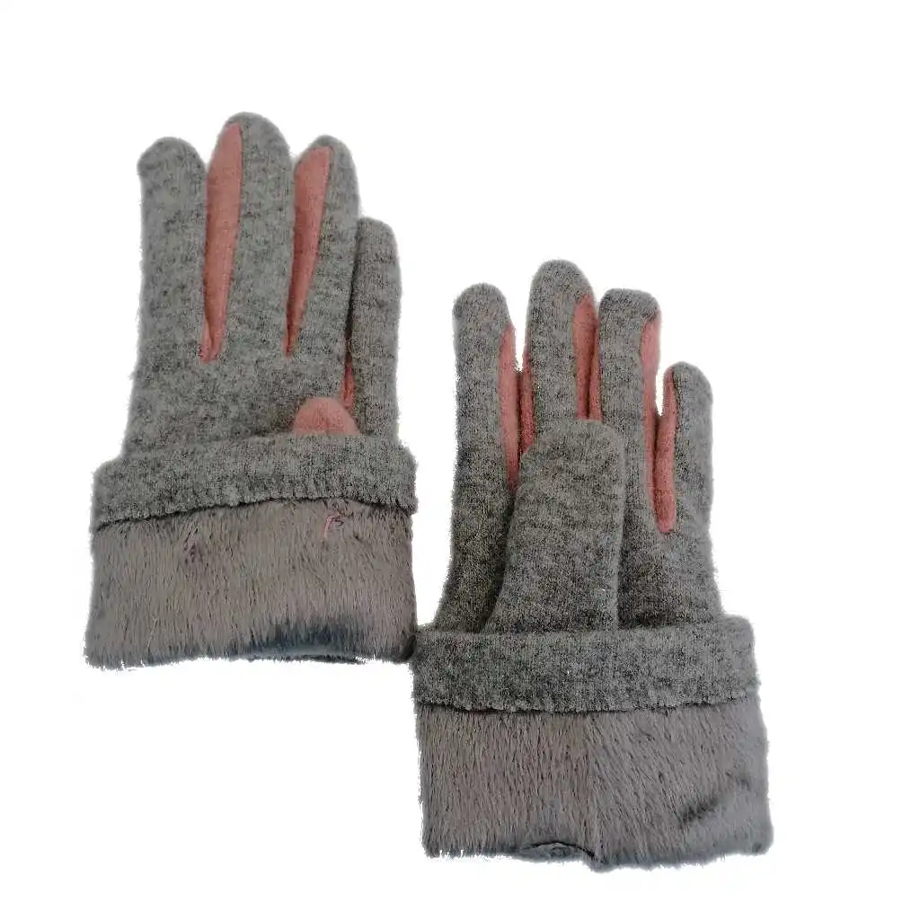 
Fashion girl and women cute wool winter warm cycling handmade gloves 