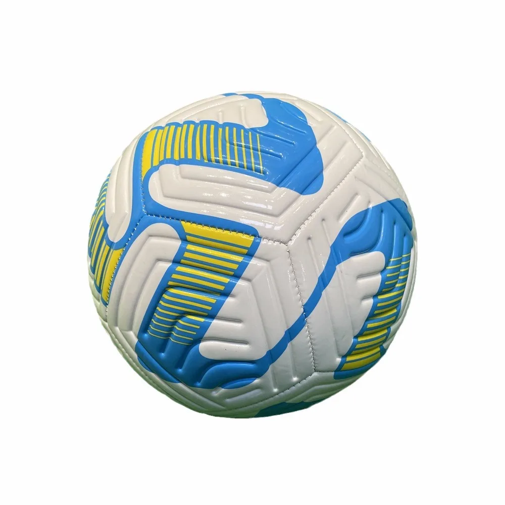 Custom Pu Leather Official Match Training Thermo Thermal Bonded Size 5 Soccer Ball   Training Football