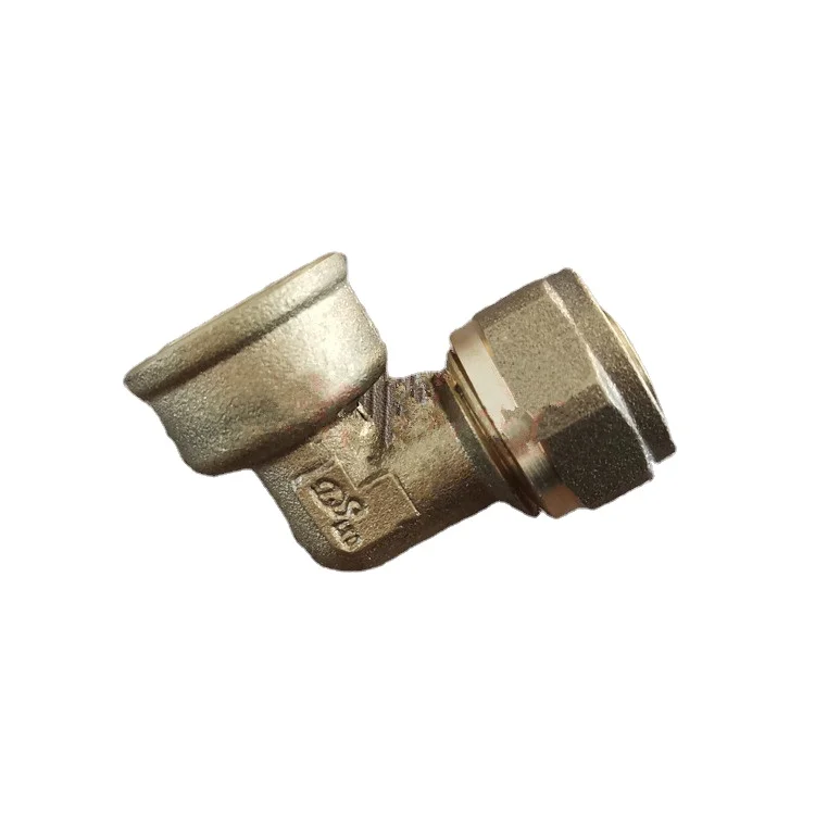 PEX Pipe Fitting Multilayer Wall Female brass material female  elbow  PEX AL PEX Pipe Fitting pipe fittings