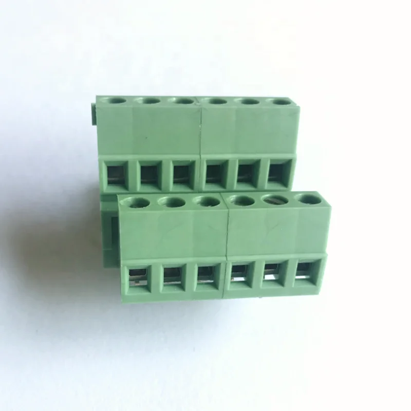 double row screw terminal block 500A 500B PCB Terminal block 5.08mm pitch Replace DEGSON DINKLE