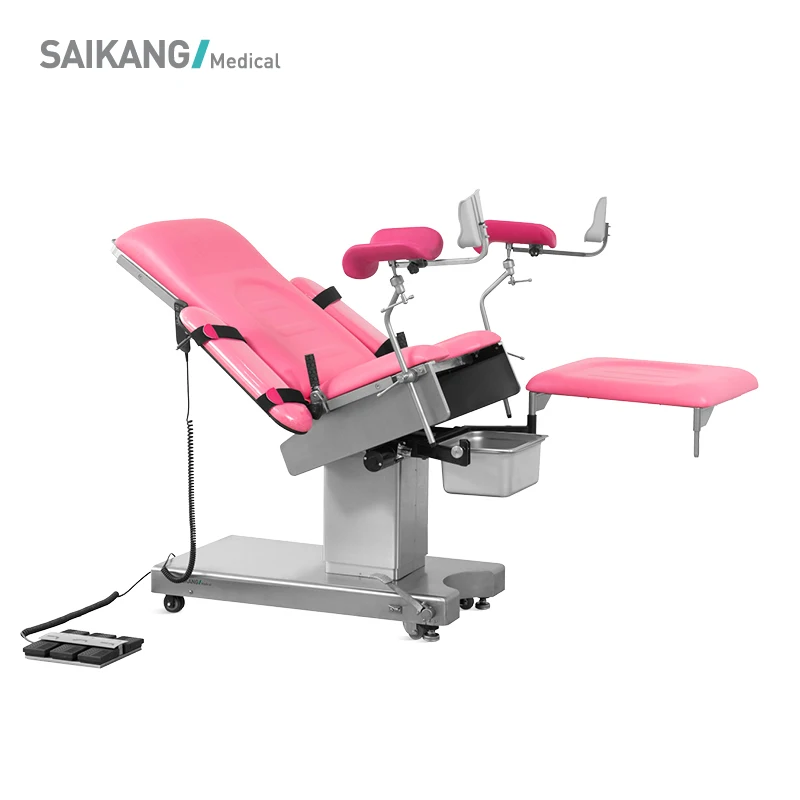 A99-5 из нержавеющей стали 5 функция гинекологических заболеваний и операционных кушеток Электрическая Медицинская акушерский стол Сделано в Китае